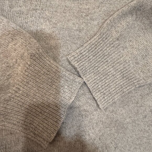 J CREW Men's Rugged Merino Wool Shawl Collar Two Button Pullover Sweater Sz. L - Picture 7 of 10